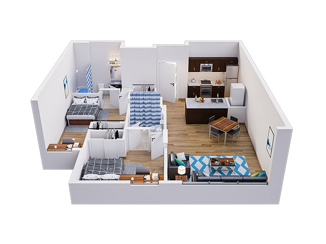 Pearl B Floor plan layout