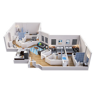 4-bed Floorplans